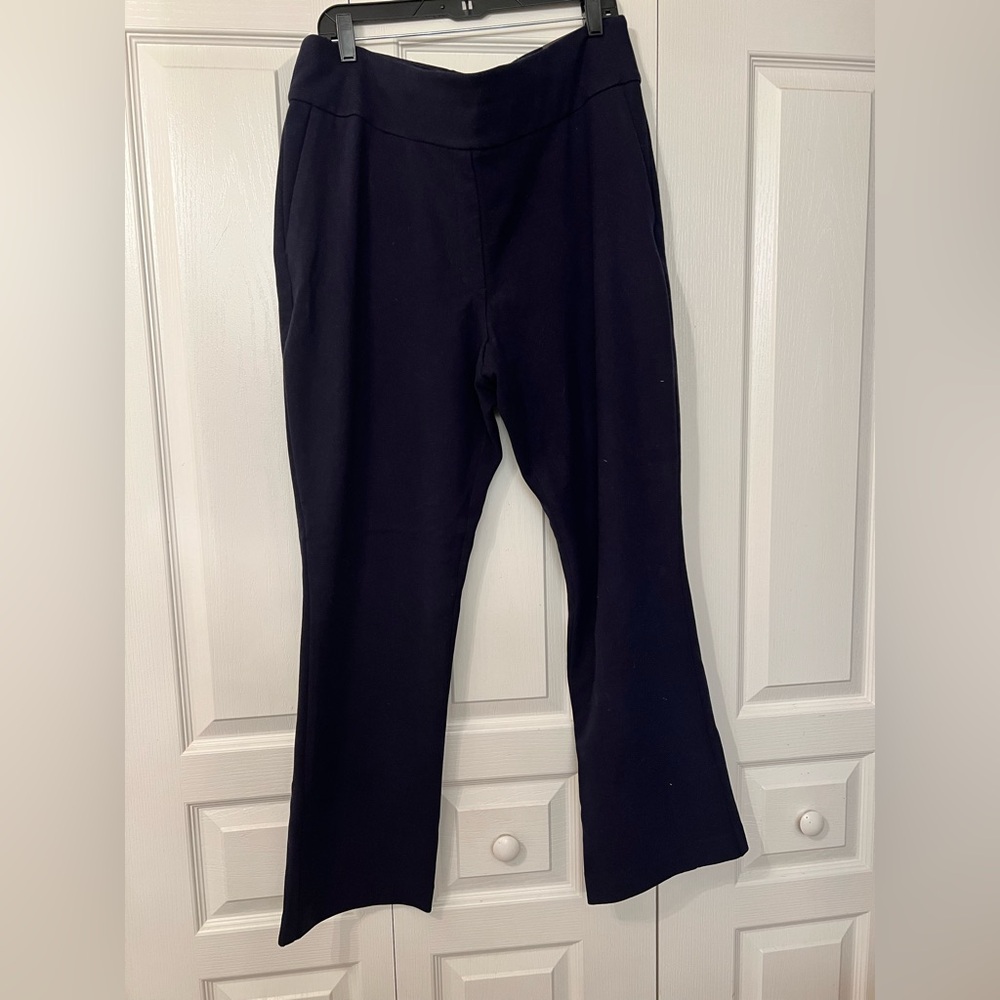 Express Women’s Boot High Rise Stretch Navy Blue Pants Size XL NWT